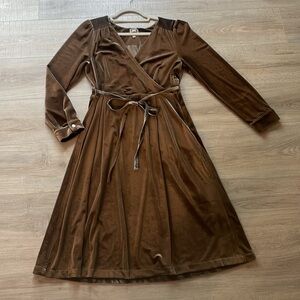 mo:vint velvet dress - sz M